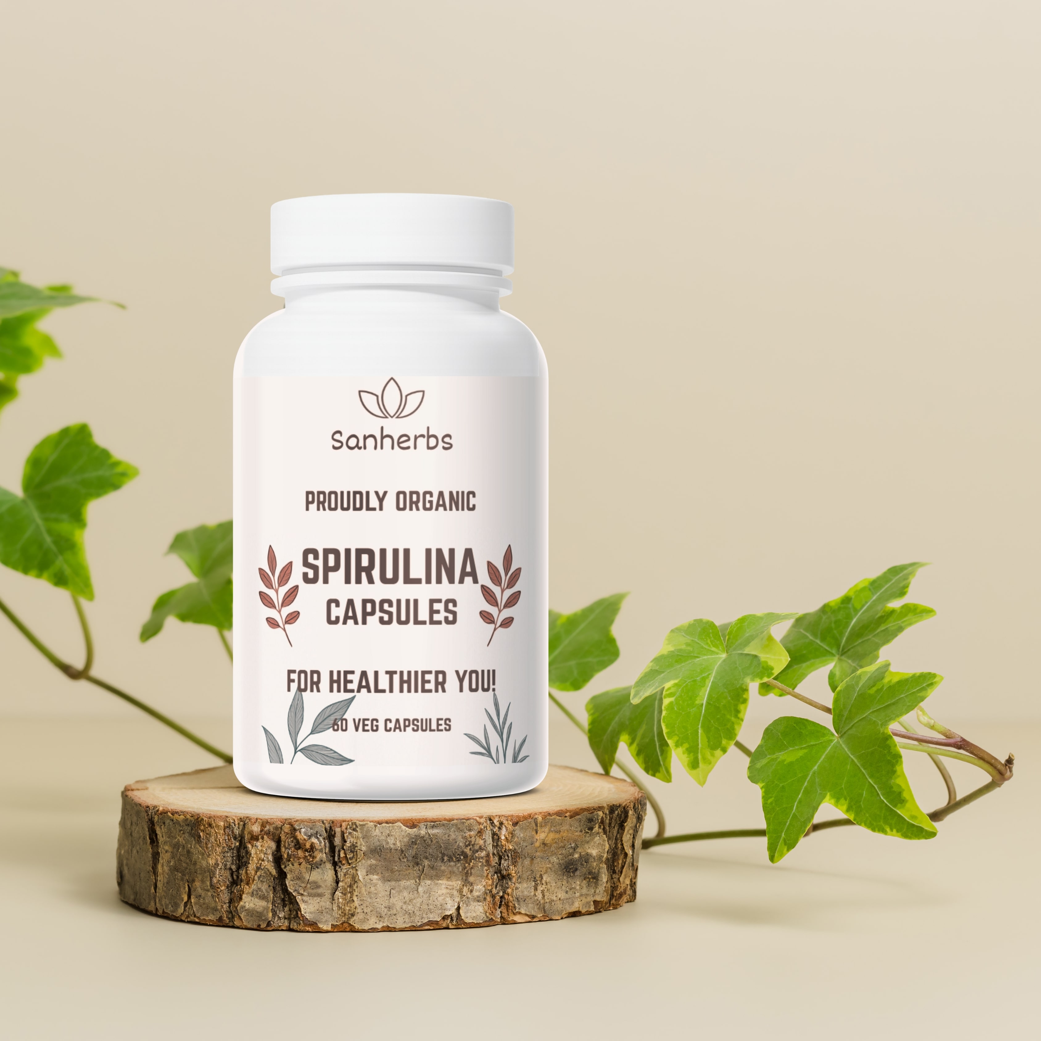SanHerbs Spirulina Capsules